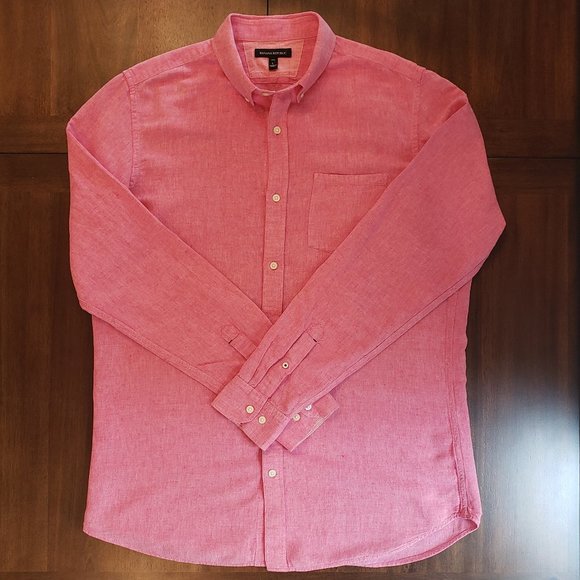 Banana Republic Other - Banana Republic - Men's - Button Down / Long Sleeve Shirt - Pink - Size Tall L